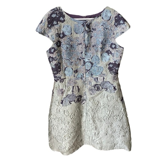 ST JOHN metallic silk blend dress - Picture 1 of 7